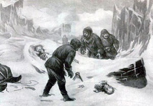 The discovery of Franklin's party.